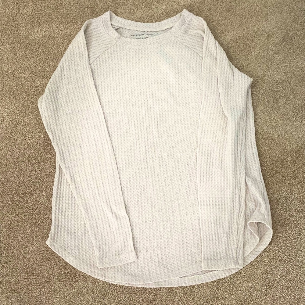 American Eagle soft & sexy plush long sleeve shirt